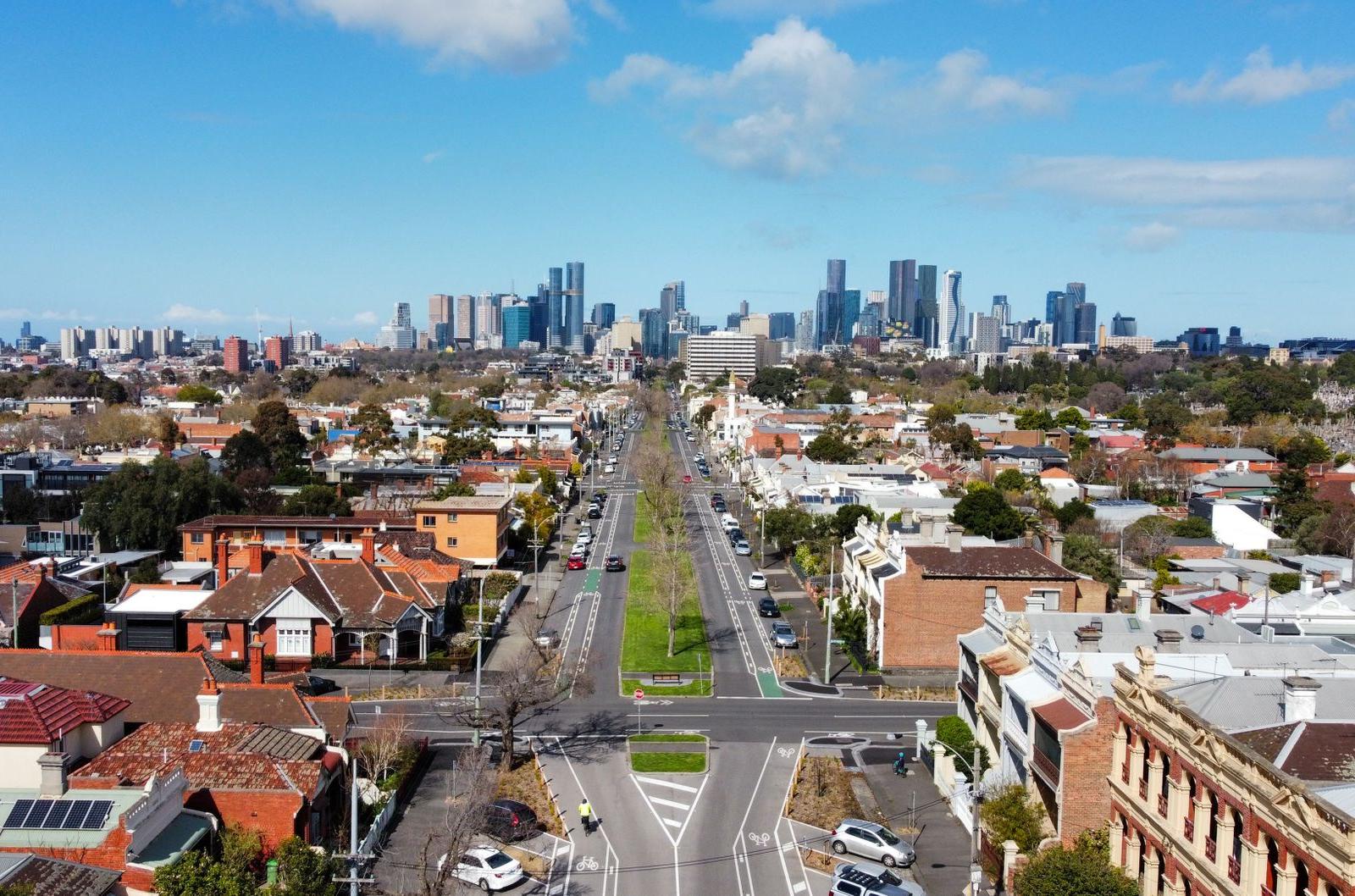 Streets in Melbourne